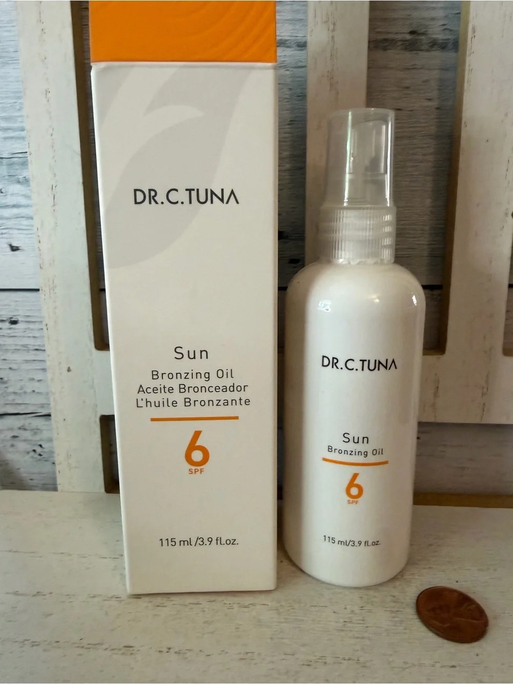 Farmasi Dr C Tuna Bronzing Sun Oil 6 SPF Spray 115 ml/ 3.9oz New In Box